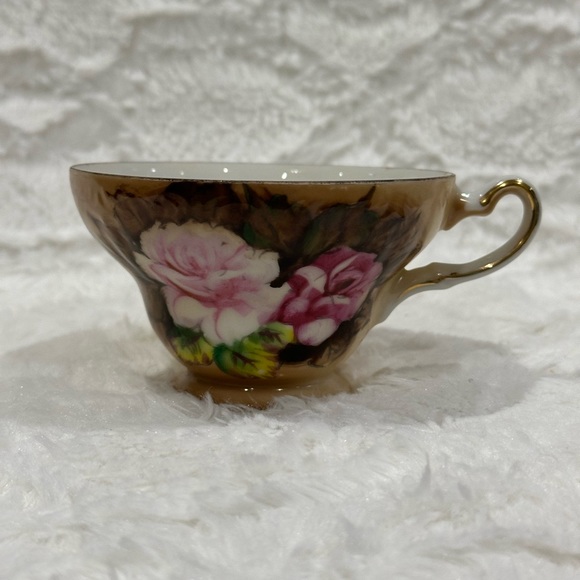 Antique Kalk Germany Porcelain Tea Cups And Saucers Set Of 2 - Picture 6 of 10